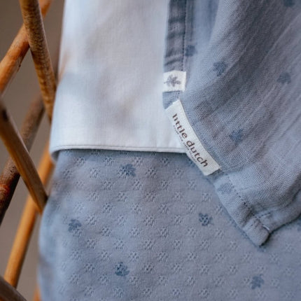 Ledikantdeken - Pure Denim Blue - Babywinkel - 8721122585689