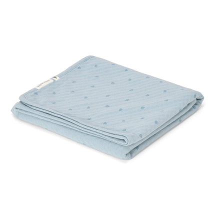 Ledikantdeken - Pure Denim Blue - Babywinkel - 8721122585689