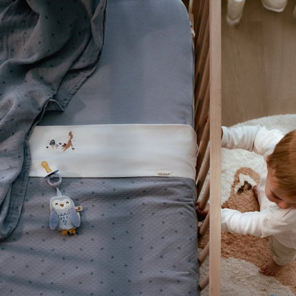 Ledikantdeken - Pure Denim Blue - Babywinkel - 8721122585689
