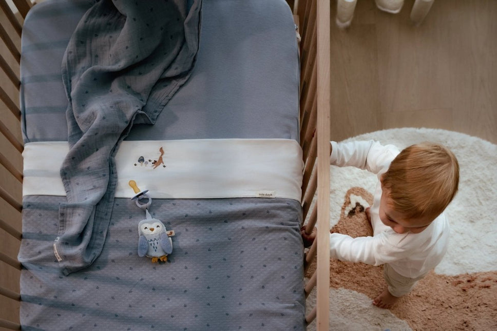 Ledikantdeken - Pure Denim Blue - Babywinkel - 8721122585689