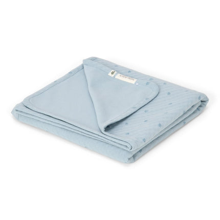 Ledikantdeken - Pure Denim Blue - Babywinkel - 8721122585689