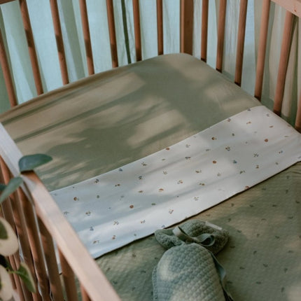 Ledikantdeken - Pure Sage Leaves - Babywinkel - 8721122584163