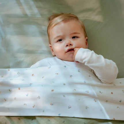 Ledikantdeken - Pure Sage Leaves - Babywinkel - 8721122584163