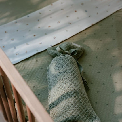 Ledikantdeken - Pure Sage Leaves - Babywinkel - 8721122584163
