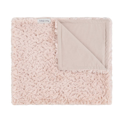 Ledikantdeken Snow oud roze - Babywinkel - 8721052103632