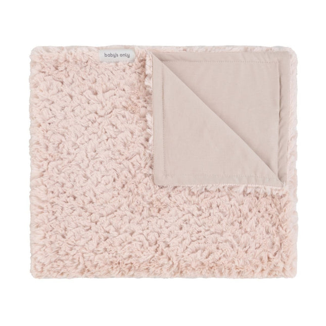 Ledikantdeken Snow oud roze - Babywinkel - 8721052103632