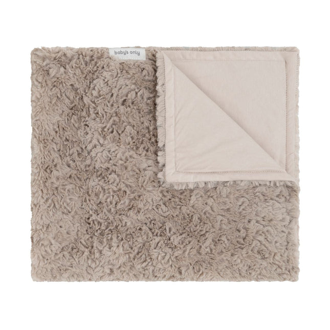 Ledikantdeken Snow taupe - Babywinkel - 8721052103649
