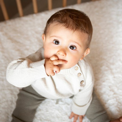 Ledikantdeken Snow taupe - Babywinkel - 8721052103649