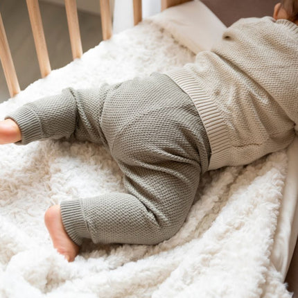 Ledikantdeken Snow taupe - Babywinkel - 8721052103649