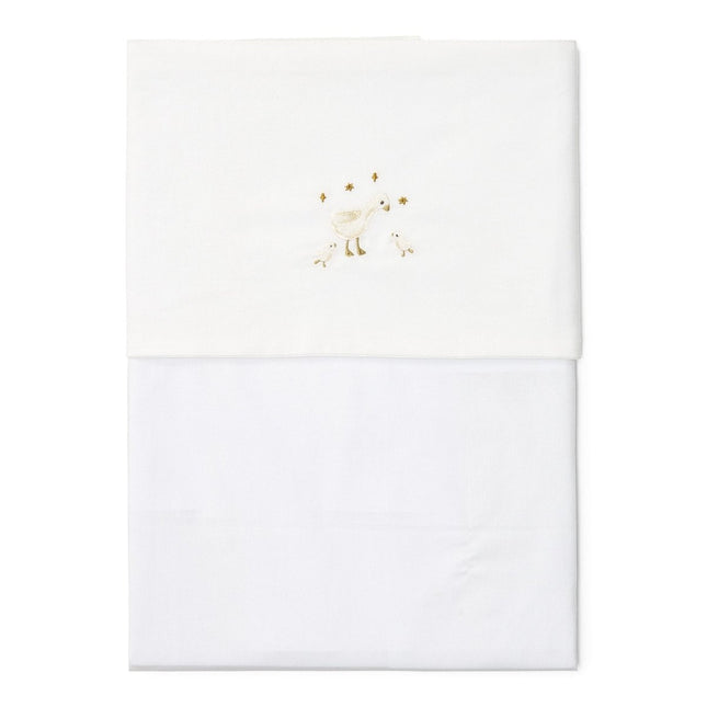 Ledikantlaken geborduurd - Little Farm - Babywinkel - 8721122584798