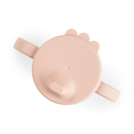 Leerbeker met tuit en handvatten Tiny farm Powder koop je bij Babywinkel