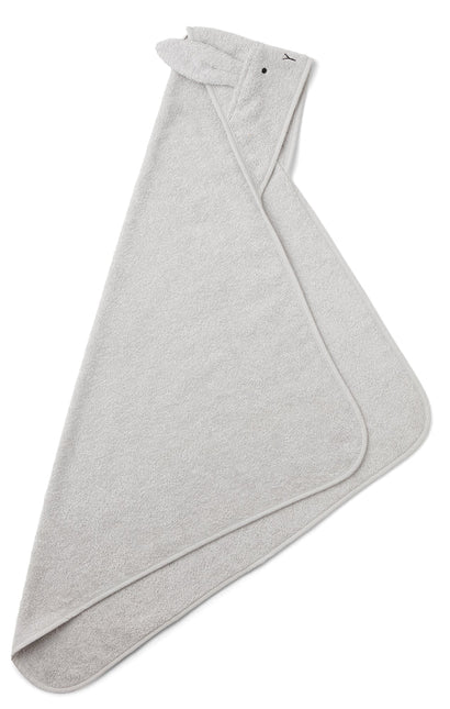Liewood Badcape Baby Albert Rabbit Dumbo Grey koop je bij Babywinkel