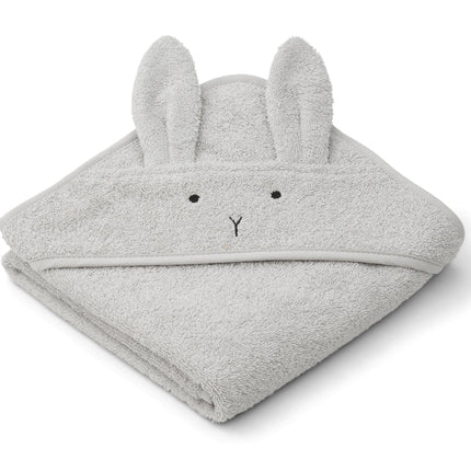 Liewood Badcape Baby Albert Rabbit Dumbo Grey - Liewood - Babywinkel - 5713370969703