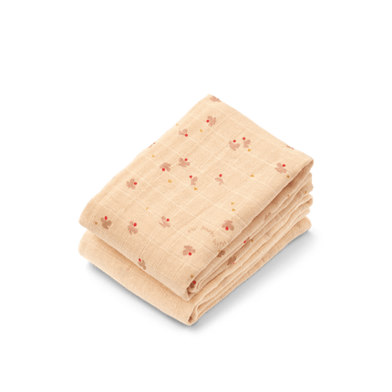 Liewood Hydrofiele Doek Lewis Mini Butterflt/ Apple Blossom 2St koop je bij Babywinkel