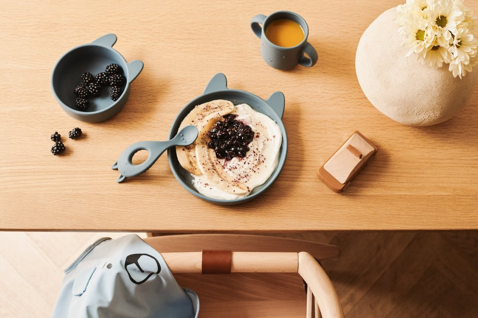 Liewood Kinderservies Set Vivi Whale Blue koop je bij Babywinkel