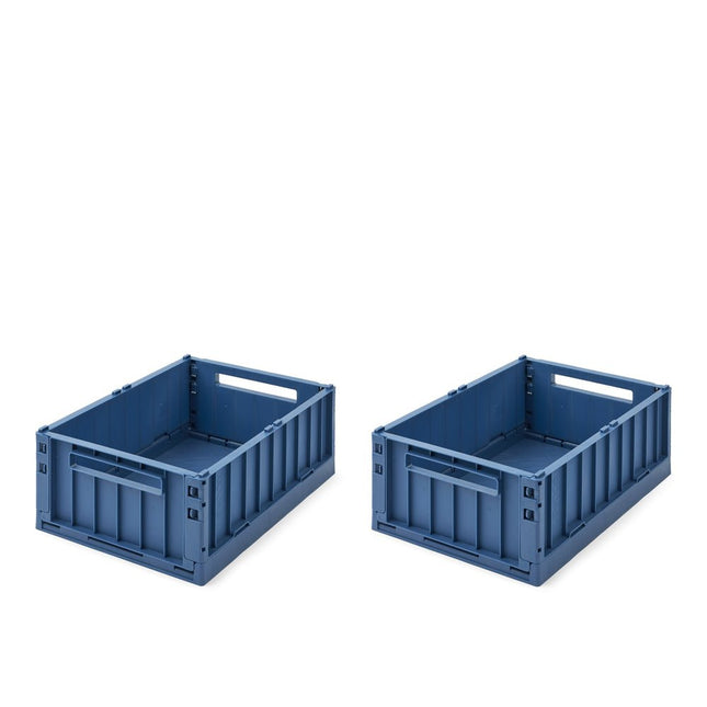 Liewood Opbergbakjes Weston Indigo Blue 36Cm 2St koop je bij Babywinkel