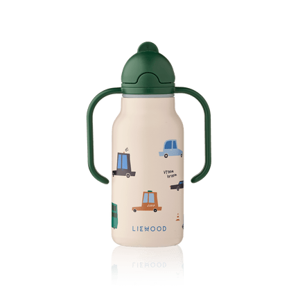 Liewood Waterfles Kimmie Cars / Sandy 250ml koop je bij Babywinkel