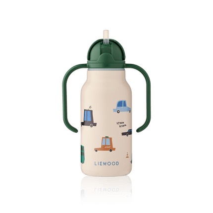 Liewood Waterfles Kimmie Cars / Sandy 250ml koop je bij Babywinkel
