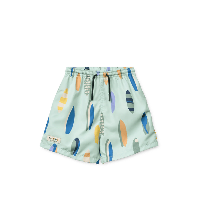 Liewood Zwembroek Kind Duke Boards / Light Peppermint koop je bij Babywinkel