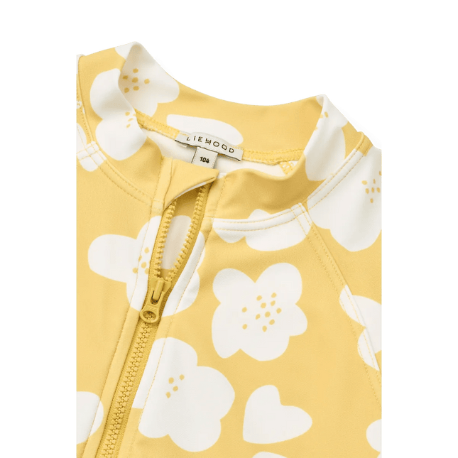 Liewood Zwempak Kind Max Flower / Lemon Yellow koop je bij Babywinkel