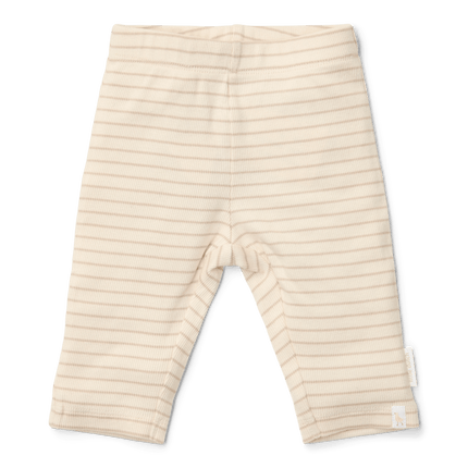 Little Dutch Baby Legging Soft Beige Stripe - Babywinkel - 8721122582817