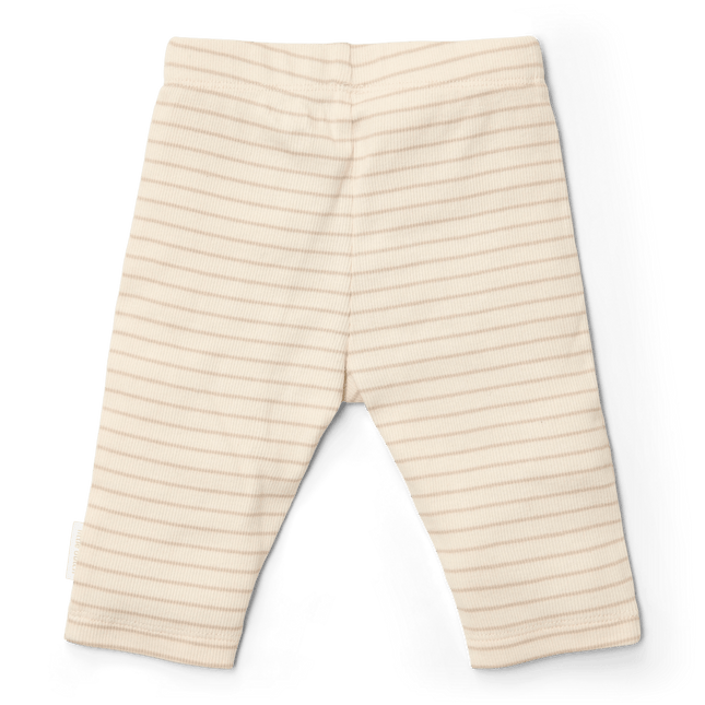 Little Dutch Baby Legging Soft Beige Stripe - Babywinkel - 8721122582817
