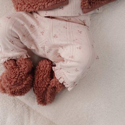 Little Dutch Babyslofjes Teddy Pink Blush - Babywinkel - 8721122583708