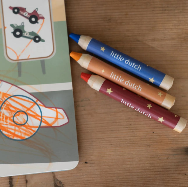 Little Dutch Kleurboek Jim Voertuigen koop je bij Babywinkel