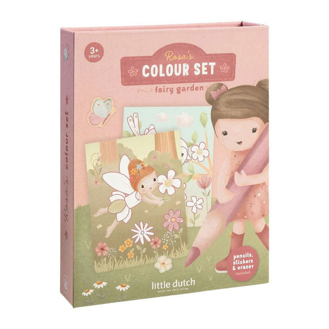 Little Dutch Kleurboek Rosa Fairy Garden koop je bij Babywinkel