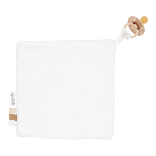 <tc>Little Dutch</tc> Manta de peluche Hidrófila Blanca Conejito 20X20Cm