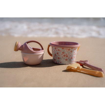 Little Dutch Pink Flower Strandset 9,5cm 5 dlg - Babywinkel - 8712051142388