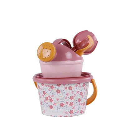 Little Dutch Pink Flower Strandset 9,5cm 5 dlg - Babywinkel - 8712051142388