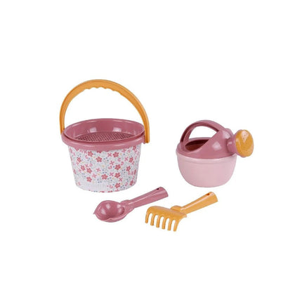 Little Dutch Pink Flower Strandset 9,5cm 5 dlg - Babywinkel - 8712051142388