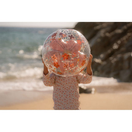 Little Dutch Pink Flowers Strandbal 3D Figuur - Babywinkel - 8712051142449