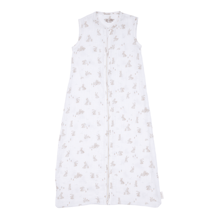 <tc>Little Dutch</tc> Saco de dormir Bebé Verano Hidrófilo Blanco Bebé Conejito