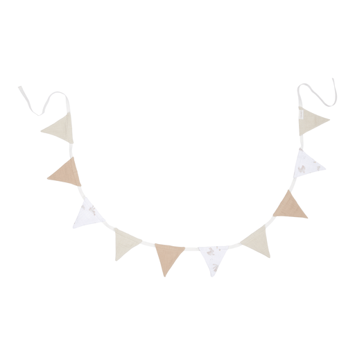 <tc>Little Dutch</tc> Guirnalda Hidrófila Blanco Beige Bebé Conejito