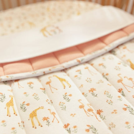 Little Dutch Wieglaken Flamingo Wit koop je bij Babywinkel