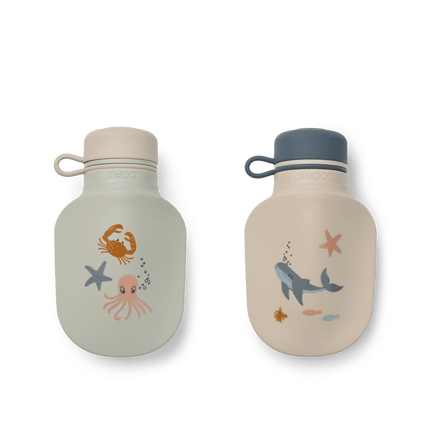Lizzie Smoothie - fles, 2 stuks Sea creature / Sandy koop je bij Babywinkel