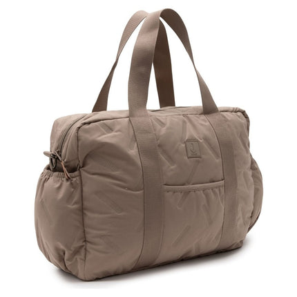 Luiertas Embossed Lily - Milky Coffee - Babywinkel - 8717329401013