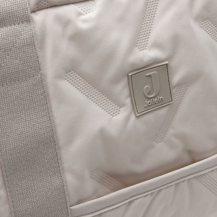 Luiertas Embossed Lily - Sand - Babywinkel - 8717329401006