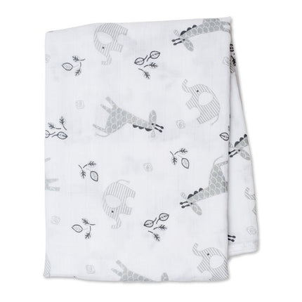 Lulujo Hydrofiele Doek Afrique Katoen 120x120cm koop je bij Babywinkel