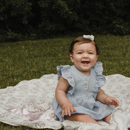 Lulujo Hydrofiele Doek Peace 120x120cm - Lulujo - Babywinkel - 628233451545