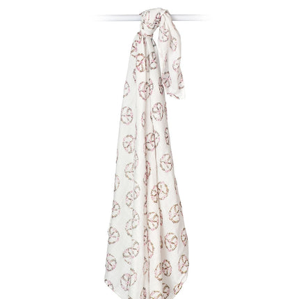 Lulujo Hydrofiele Doek Peace 120x120cm - Lulujo - Babywinkel - 628233451545