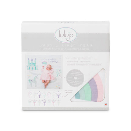 Lulujo Mijlpaalkaarten Something Magical koop je bij Babywinkel