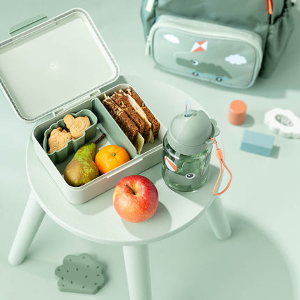 Lunch box w/divider Green Playground - Babywinkel - 5712643059912