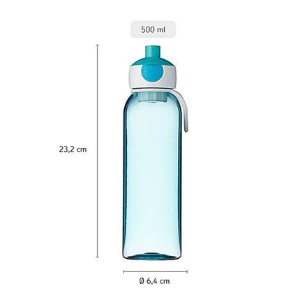 Mepal Waterfles Kind Pop - Up Campus 500ml Pink - Mepal - Babywinkel - 8711269949666
