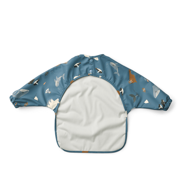 Liewood Slabbetje Merle Arctic Sea / Ocean View koop je bij Babywinkel