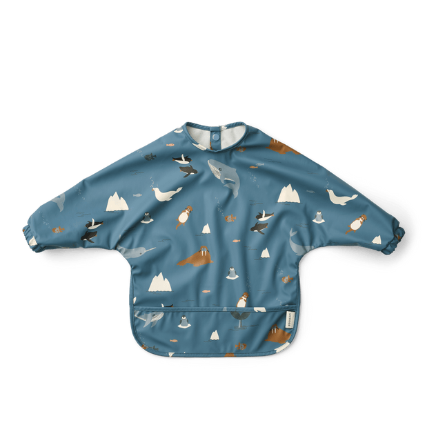 Merle Printed Cape Bib Arctic Sea / Ocean view - Babywinkel - 5715493491369