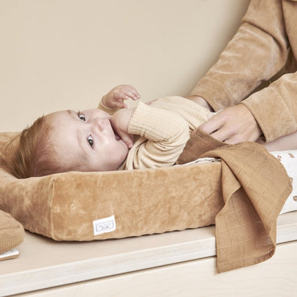 Meyco Aankleedkussenhoes Elvet Toffee - Meyco - Babywinkel - 4054703516715