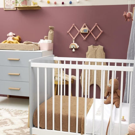 Meyco Aankleedkussenhoes Rib Mini Spot Toffee Melange 50X70cm - Meyco - Babywinkel - 4054703224429